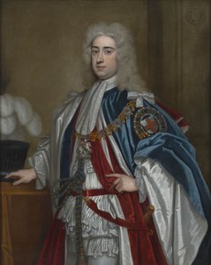 Portrait of Lionel Sackville, 1st Duke of Dorset (1688-1765) by Godfrey Kneller